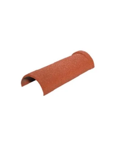 Rock metal cumbrera curva negra ladrillo 0.38ML