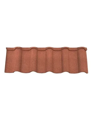 Rock Metal Teja Colonial color Ladrillo