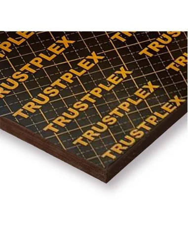 Terciado de Moldaje TRUSTPLEX 1.22x2.44 - 18mm - Materiales de Confianza para Proyectos Exigentes
