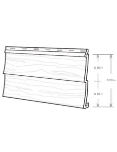Imagen de Panel Revestimiento Terra Blanco - 3.8x0.20 mt disponible en Empresas R&R 2