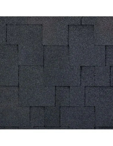 Teja simple Rock Praga Negra 3.0 M²