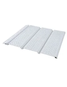 Panel Alero Perforado Terra Blanco - 3.80x0.30 - Materiales de Confianza para Proyectos Exigentes